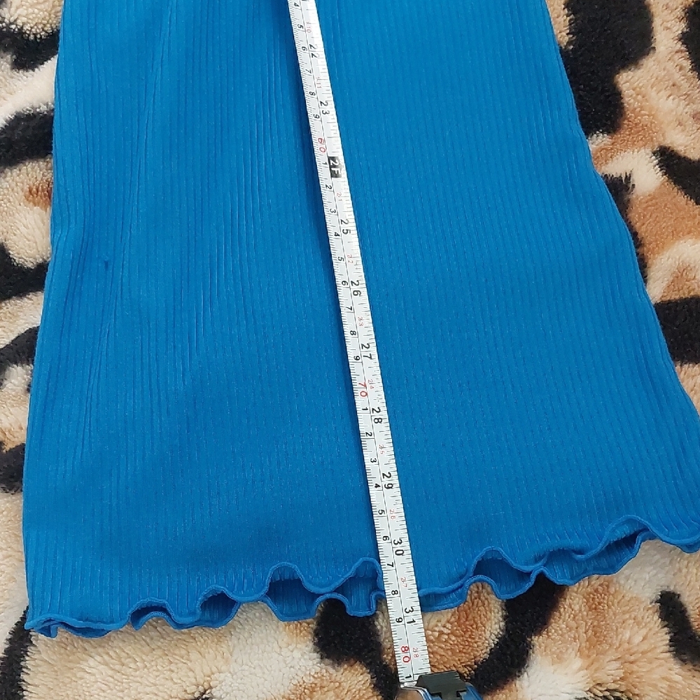 No Boundaries Ribbed Blue Top - Picture 11 of 15